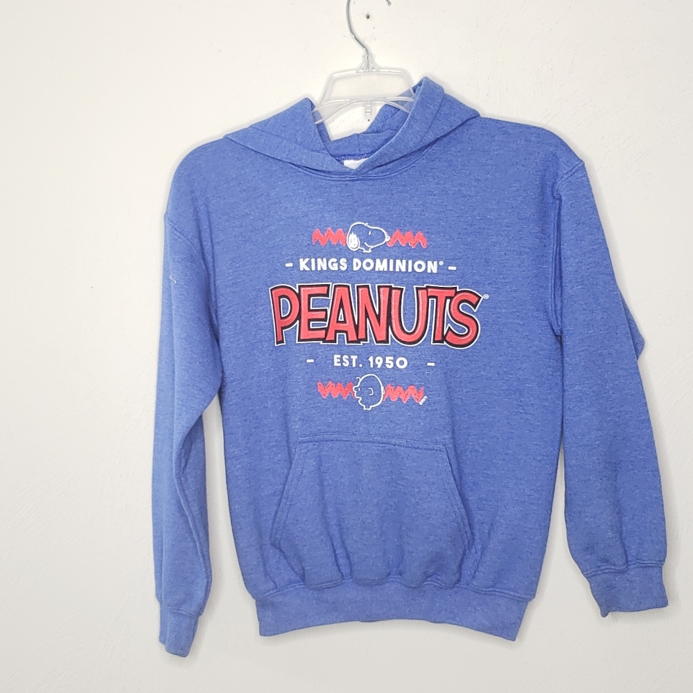 Gildan Kings Dominion Peanuts Kangaroo Pocket Hoody Size Medium